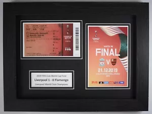 2019 Final Club World Cup A4 Photo Match Ticket Football Programme Liverpool - Picture 1 of 10