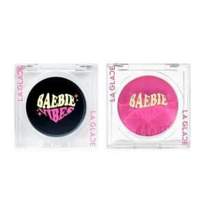 LA GLACE Baebie Vibes Magic Gel Labbra e Guance PH Blush Umidità Rosa Luminoso Nero - Foto 1 di 36
