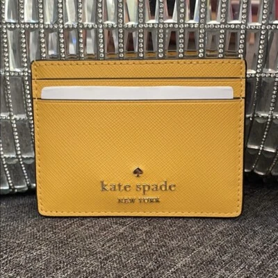 Tarjetero amarillo KATE SPADE Foto 1 de 4
