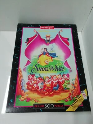 WADDINGTONS DE LUXE PUZZLE - SNOW WHITE - 500 PIECES - COMPLETE - Image 1 of 4