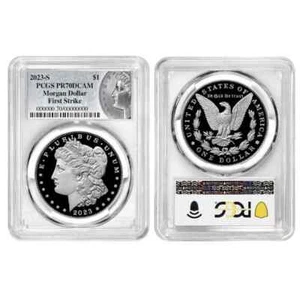 2023 S Morgan Silver Dollar $1 PCGS PR70DCAM First Strike #763 - Picture 1 of 1