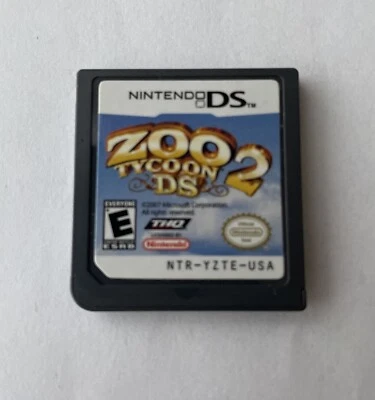 Zoo Tycoon 2 DS (Nintendo DS, 2008) Authentic Tested Cartridge Only - Image 1 of 2