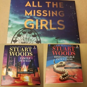 Lot Of 3 Audiobooks: Dishinorable Intentions Family Jewels All the Missing Girls - Imagen 1 de 7