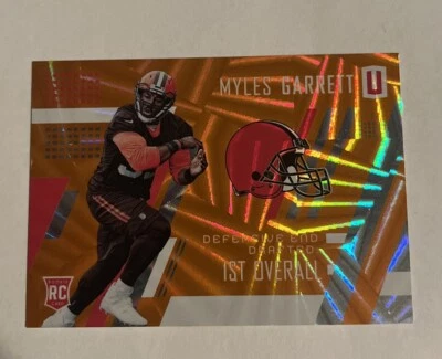 Myles Garrett 2017 Unparalleled Orange Rookie /99 - Image 1 of 2