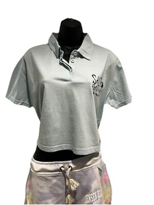 T-shirt Short for women summer casual Blue Light - Picture 1 of 6