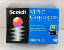 Scotch VHS-C Camcorder Videocassette TC-30 - Made in Japan