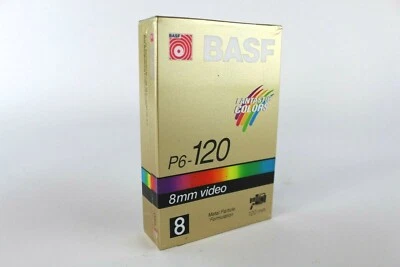 BASF P6-120. 8MM VIDEO 120 MIN SP 240 MIN LP New Sealed - Image 1 of 4