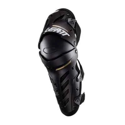 NEW 2026 LEATT DUAL AXIS KNEE SHIN GUARDS PAIR BLACK HINGED MOTOCROSS MX ENDURO - Image 1 of 4