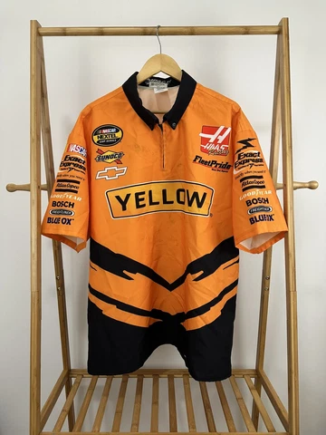 Jamie McMurray Yellow Freight Haas Nascar Racing Team Issued Pit Crew Shirt 2XL Cover
