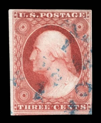 MOMEN: US STAMPS #11 USED POS 71R8 PSE GRADED CERT VF/XF-85 LOT #94662 - Image 1 of 3