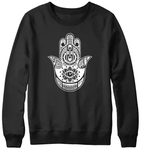 Hamsa Hand Herren Damen Unisex Sweatshirt - Bild 1 von 7