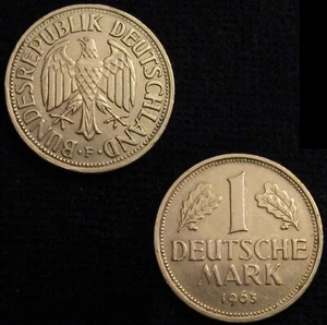 Gutse Allemagne, République Fédérale, 1 Mark 1963 F - Bild 1 von 1