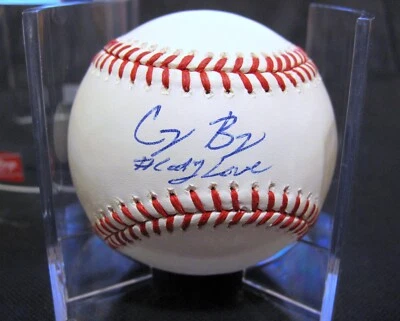 Cody Bellinger autographed signed #Cody Love inscribed baseball Yankees PSA COA - Image 1 of 4