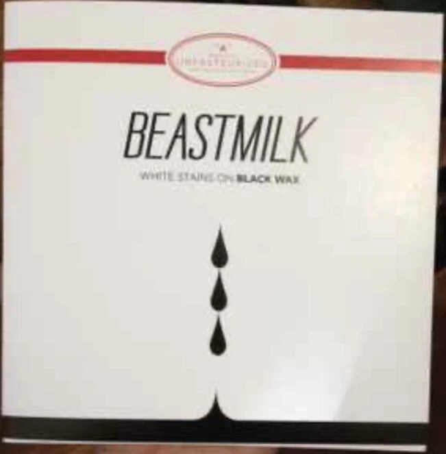 Beastmilk -White Stains on Black Wax 7” White Vinyl EP Post-Punk Deathrock - Image 1 of 1