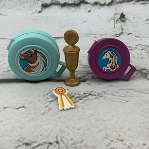 Playmobil Replacement Pieces Lot Horse Luggage Trophy Ribbon - Picture 1 of 5