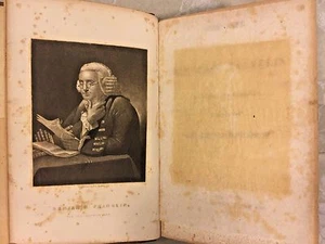 The Life of Benjamin Franklin 1858 C M Saxton New York #38 Illinois District - Picture 1 of 9