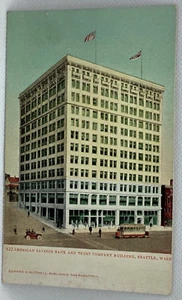 Postcard American Savings Bank and Trust Company Building Seattle WA G53 - Picture 1 of 2