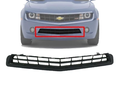 Front Center New Bumper Grille For 2010-2013 Chevrolet Camaro Black Plastic — 第 1/4 张图片