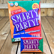 Smarty Party! Board Game 5th Edition w/Expansion Card Set  - R & R Games - New