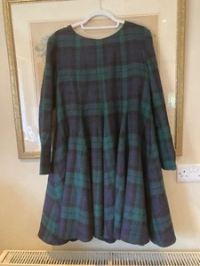 Cabbages and roses tartan twirling tunic dress 10 - Picture 1 of 6
