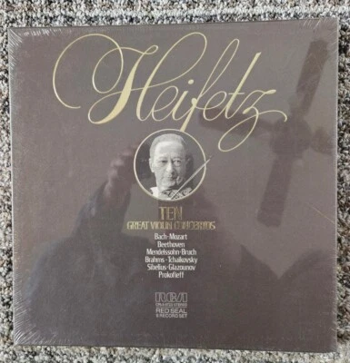 Heifetz 'Ten Great Violin Concertos'  Box Set - New & Sealed - Image 1 of 2
