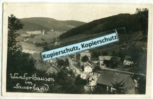 AK Wunderthausen Sauerland,Dorfstraße,bei Hallenberg,Bad Berleburg 1938 - Picture 1 of 2