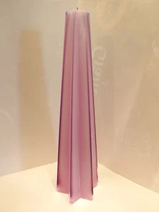 Candle, French Vanilla scent STAR star taper 6 point 14" tall x 1 1/2 " x 3 1/2" - Picture 1 of 1