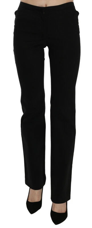 Pantalón JUST CAVALLI Negro Cintura Media Recto Formal IT40/US6/S PRECIO DE VENTA SUGERIDO POR EL FABRICANTE $230 Foto 1 de 4