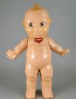 Antique Des. G Copyright Rose O'Neill Kewpie Composite Doll Blue Wings 11.5"