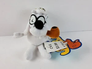 Rocky Bullwinkle Friends Stuffins Mr. Peabody Plush Keychain 1999 Vintage CVS - Picture 1 of 3