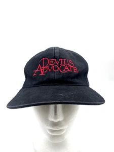Vintage Devils Advocate Movie Promo Hat Cotton Cap Headmaster - Missing Clasp - Picture 1 of 8
