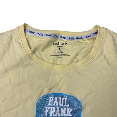 Футболка Paul Frank размер L желтая Julius Monkey графическая футболка повседневная хлопковая ретро - Изображение 1 из 4