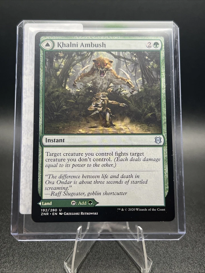 MTG Magic the Gathering Khalni Ambush Zendikar Rising - Image 1 of 1