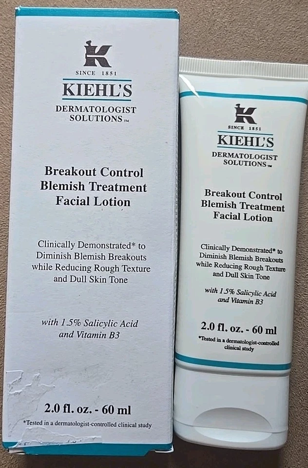 Kiehl's Breakout Control Classic Blemish Treatment Facial Lotion 2oz New in Box  - Image 1 of 4
