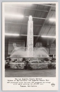 Los Angeles County Fair Exhibit Place of Agriculture Pomona CA Frashers RPPC - Picture 1 of 2