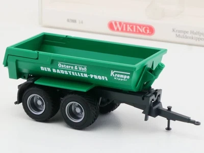 Wiking 038814 Krampe Halfpipe Tipper For Tractor Mint! OVP BL 1705-10- - Image 1 of 4