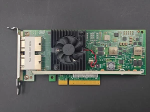 No Fan Spin Dell Intel converged network 10GbE Intel X540-T2 L/P 3DFV8 Inc VAT - Zdjęcie 1 z 8