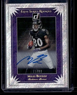2019 Donruss #ESR-26 Miles Boykin Elite Series Rookies Autographs SN,AU - Image 1 of 2