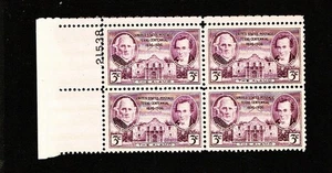 1936 U.S Commem 3c TEXAS 100yrs Plt#Blk of 4  Sc#776 M/NH/OG/Pristine^ - Picture 1 of 1