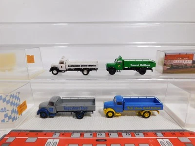 4X Brekina H0 1:87 Magirus 4214 4215 41007 Ulmer Gold-Ochsen Mint+Box #DP219-0,5 - Immagine 1 di 4