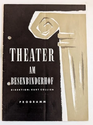Programmheft Theater am Besenbinderhof Hbg. 1956/57 - Voli Geiler, Walter Morath - Bild 1 von 4