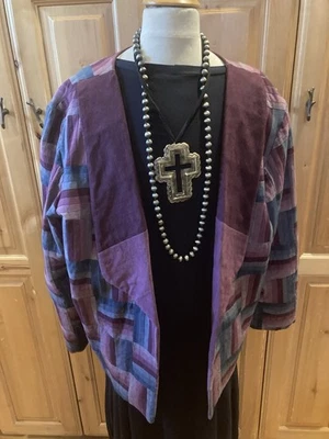 Amazing Art to Wear  Artisan Boutique Handmade Jacket/Blazer Quilted Vintage - Image 1 of 4