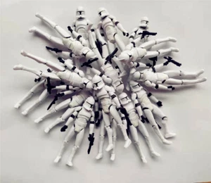 lot Star Wars the Clone Wars No.5 Clone Trooper action FIGURE 3.75" - Picture 1 of 46