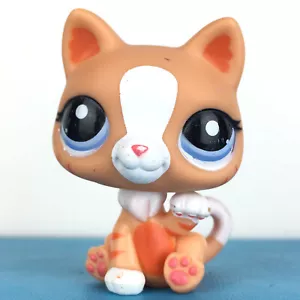 Authentic Littlest Pet Shop #2095 Cat Paw-up Kitten Kitty / Original LPS - Imagen 1 de 3