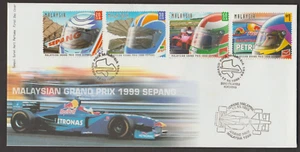 (MF244)MALAYSIA 1999 MALAYSIA GRAND PRIX SEPANG -F1 CAR RACING FDC - Picture 1 of 1