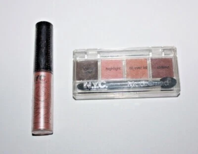 NYC Mod Quad Creme Liner & Eyeshadow 858B + Sparkle Eye Dust 020 Lot Of 2 Sealed - Image 1 of 2