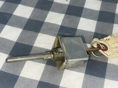 1958 1959 1960 RARE OEM LINCOLN DOOR HANDLE LOCK & KEY Continental Premier - Image 1 of 4