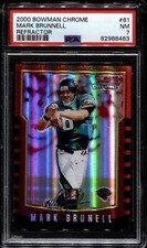 2000 Bowman Chrome Refractor #61 Mark Brunell PSA 7 Highest & Only Jaguars