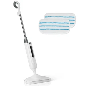 Dampfmopp zur Bodenreinigung leichter Bodendampfer Reiniger mit 2 waschbaren Pads - Bild 1 von 36