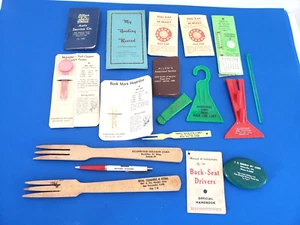 Junk Drawer Lot 1950's Vintage Collectible Salesman Advertising Samples - Picture 1 of 6